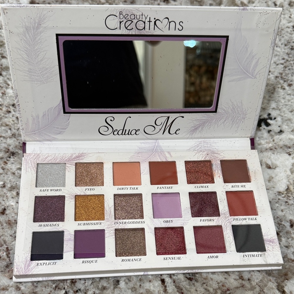 Beauty Creations Seduce Me Eyeshadow Palette — Purple & Pink Accents